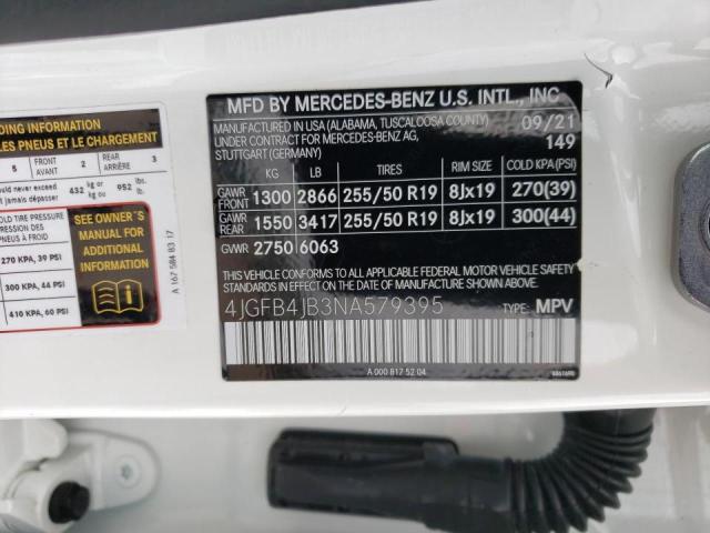 2022 MERCEDES-BENZ GLE 350 - 4JGFB4JB3NA579395