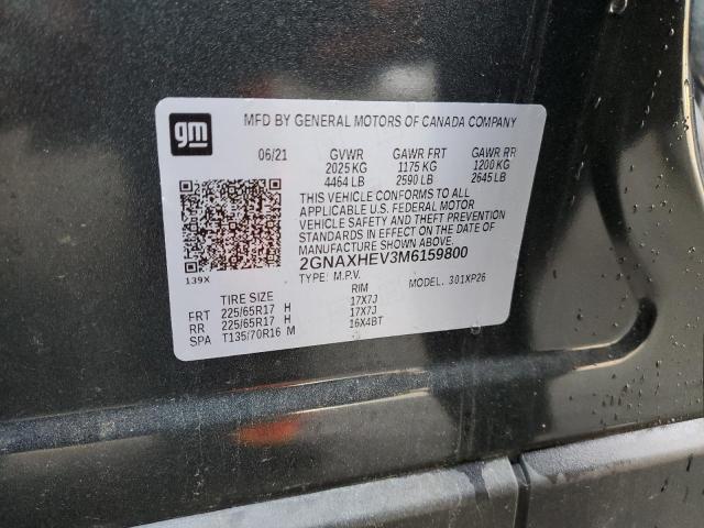 2021 CHEVROLET EQUINOX LS - 2GNAXHEV3M6159800