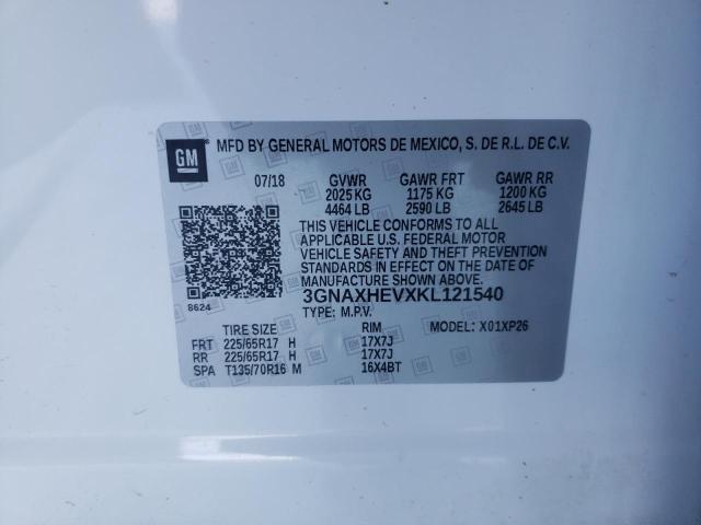 2019 CHEVROLET EQUINOX LS - 3GNAXHEVXKL121540