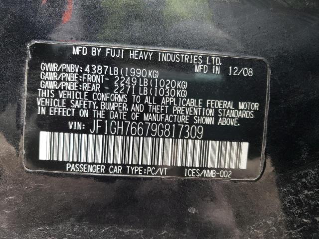 JF1GH76679G817309 Subaru Impreza Wrx