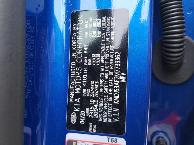 2021 KIA SOUL GT-LI KNDJ53AF2M7739362