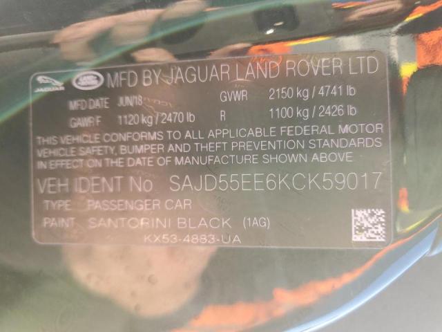 SAJD55EE6KCK59017 Jaguar F-Type