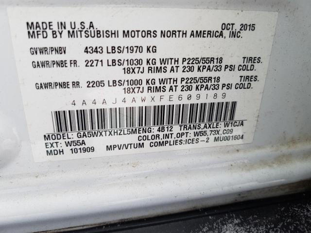 2015 MITSUBISHI RVR GT 4A4AJ4AWXFE609189