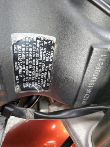 2009 KAWASAKI ZX600 R - JKAZX4R159A008571