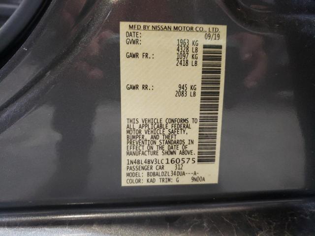 1N4BL4BV3LC160575 Nissan ALTIMA S