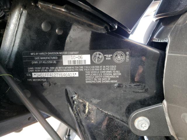 2007 HARLEY-DAVIDSON FLH ELECTR 1HD1FF4127Y646403