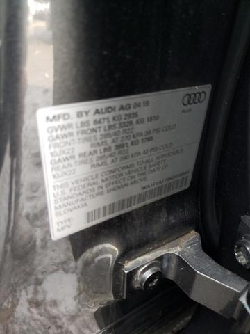 2019 AUDI Q8 PRESTIG WA1FVAF19KD038804