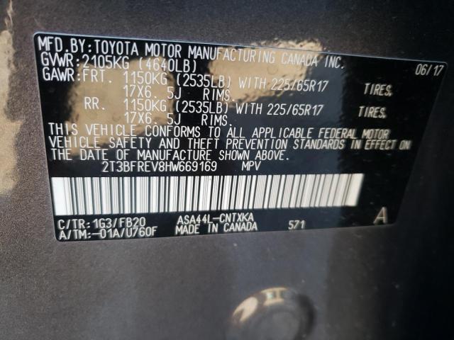 2017 TOYOTA RAV4 LE - 2T3BFREV8HW669169