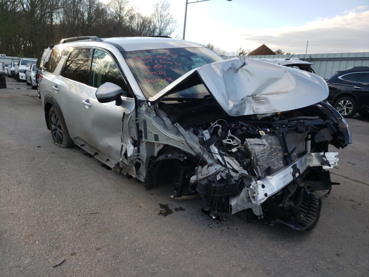 2022 Nissan Pathfinder Sv VIN: 5N1DR3BC1NC222418 Lot: 67479662