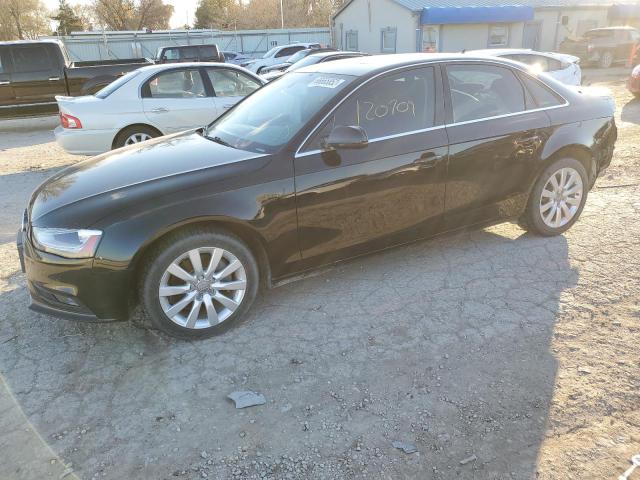 Salvage cars for sale from Copart Wichita, KS: 2013 Audi A4 Premium
