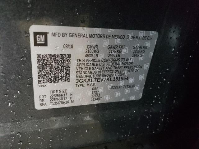 3GKALTEV7KL151994 GMC Terrain Sle