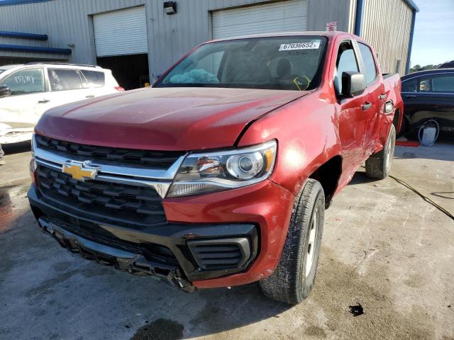Salvage cars for sale from Copart Fort Pierce, FL: 2021 Chevrolet Colorado