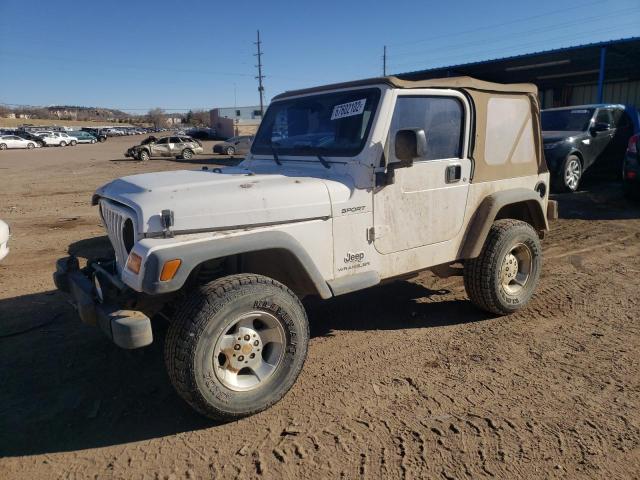 Salvage cars for sale from Copart Colorado Springs, CO: 2003 Jeep Wrangler