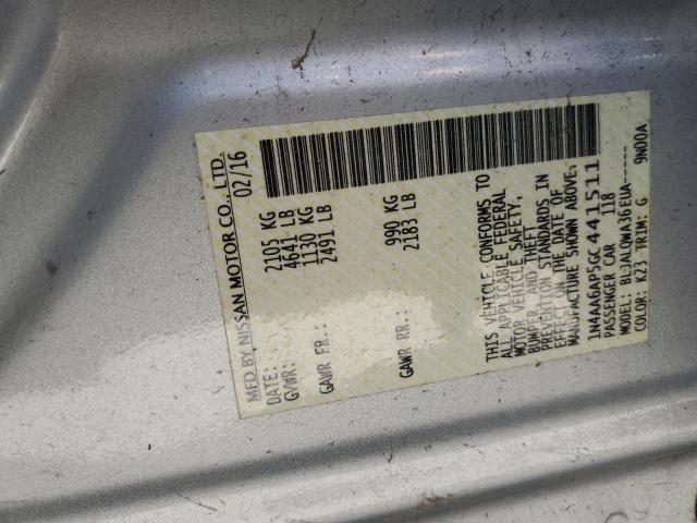 2016 NISSAN MAXIMA 3.5 - 1N4AA6AP5GC441511