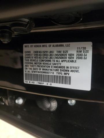 2021 HONDA PASSPORT E - 5FNYF8H55MB007713
