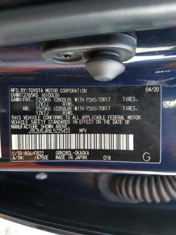 JTEZU5JRXL5225423 Toyota 4RUNNER SR5