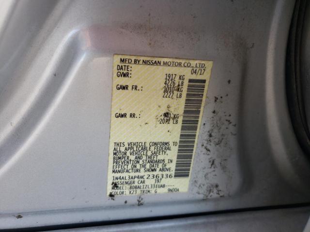 2017 NISSAN ALTIMA 2.5 - 1N4AL3AP4HC236336