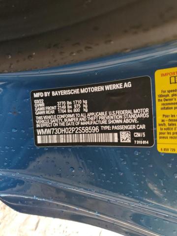 WMW73DH02P2S58596 Mini Cooper