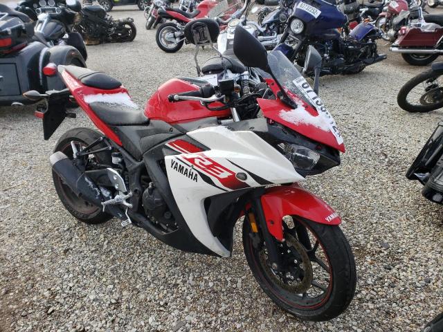 Salvage motorcycles for sale at Pekin, IL auction: 2015 Yamaha YZFR3