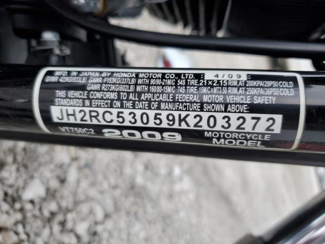 2009 HONDA VT750 C2 - JH2RC53059K203272