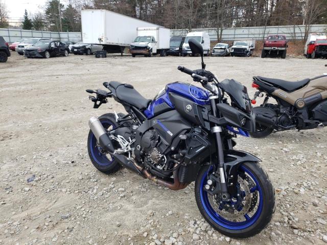 Salvage cars for sale from Copart Mendon, MA: 2018 Yamaha MTN1000