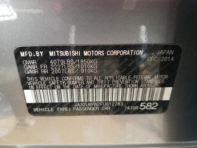 2015 MITSUBISHI LANCER GT JA32U8FW7FU012783