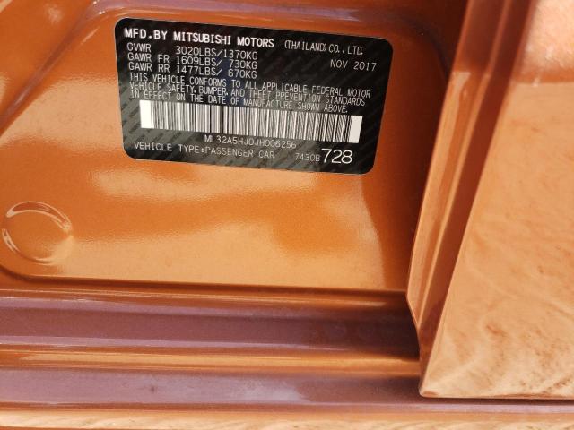 2018 MITSUBISHI MIRAGE GT ML32A5HJ0JH006256