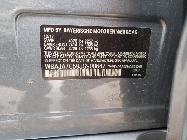 WBAJA7C59JG908647 BMW 530 XI