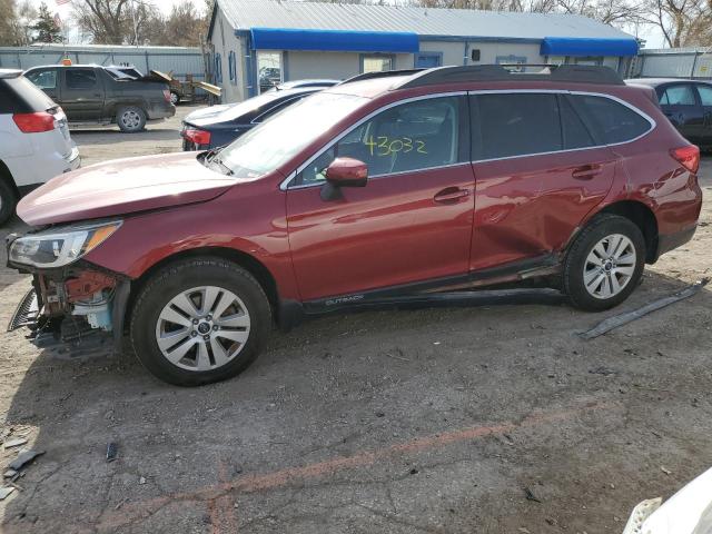 Salvage cars for sale from Copart Wichita, KS: 2015 Subaru Outback 2