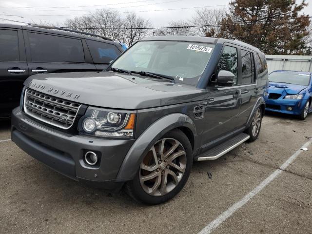 Salvage cars for sale at Moraine, OH auction: 2016 Land Rover LR4 HSE