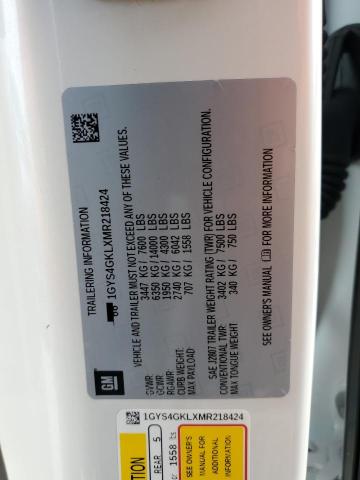 2021 CADILLAC ESCALADE S 1GYS4GKLXMR218424