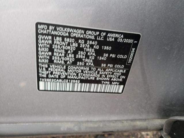 2020 VOLKSWAGEN ATLAS CROS - 1V26E2CA8LC212562