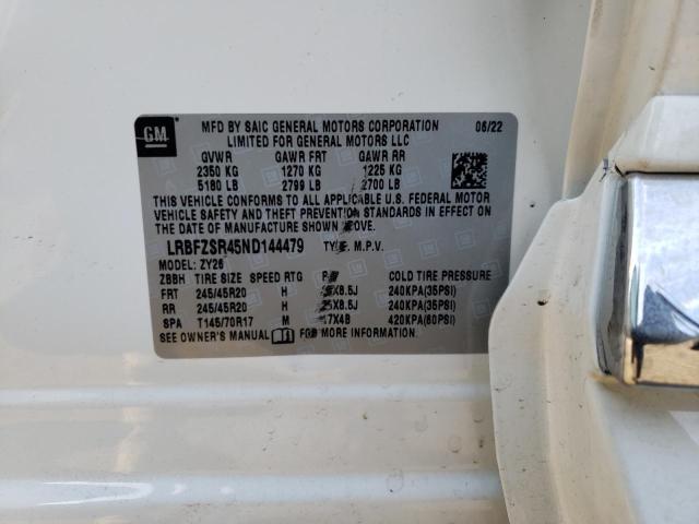 2022 BUICK ENVISION A LRBFZSR45ND144479