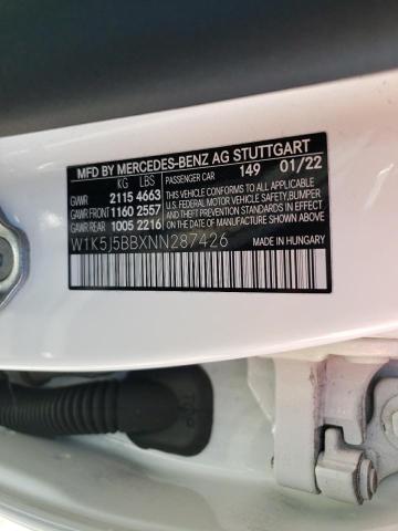 2022 MERCEDES-BENZ CLA AMG 35 W1K5J5BBXNN287426