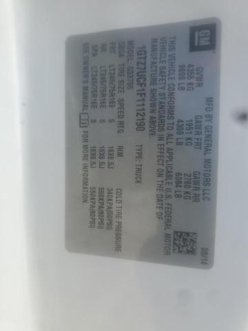 2015 GMC SAVANA G35 1GTZ7UCF1F1112190