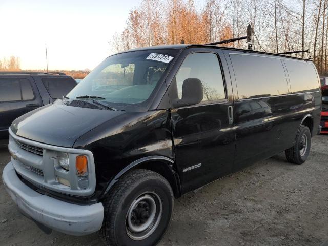 Salvage cars for sale from Copart Arlington, WA: 2000 Chevrolet Express G3