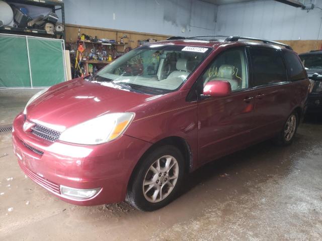 Salvage cars for sale from Copart Kincheloe, MI: 2005 Toyota Sienna XLE