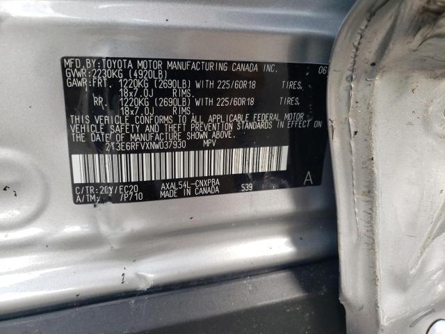 2022 TOYOTA RAV4 XSE - 2T3E6RFVXNW037930