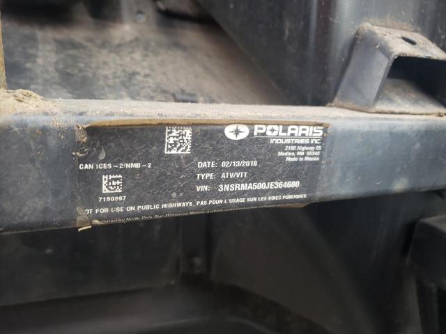 2018 POLARIS RANGER 500 3NSRMA500JE364680