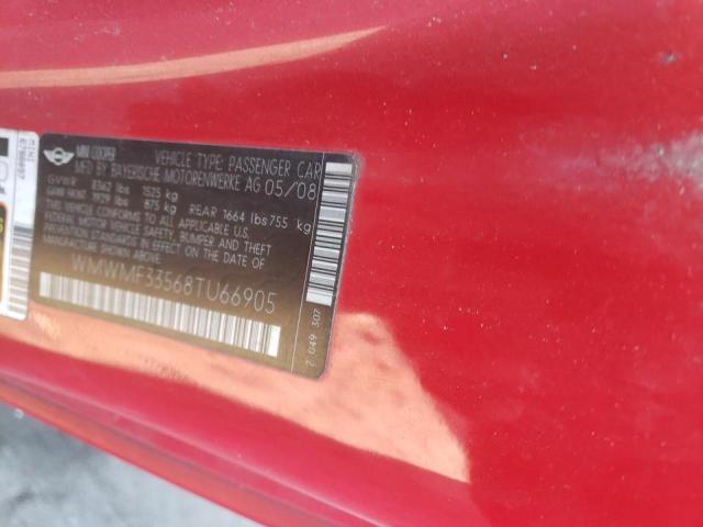 WMWMF33568TU66905 Mini Cooper