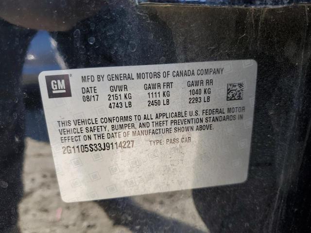 2018 CHEVROLET IMPALA LT - 2G1105S33J9114227