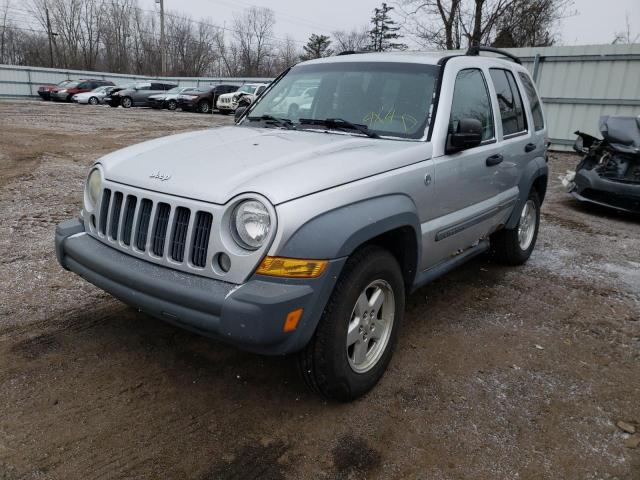 Salvage cars for sale from Copart Columbia Station, OH: 2006 Jeep Liberty SP