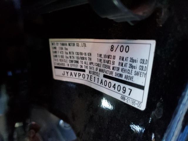 2001 YAMAHA XV1600 ATL JYAVP07E11A004097