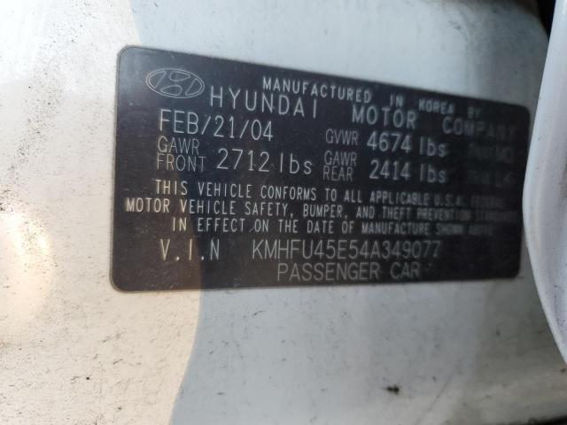 2016 HYUNDAI XG 350 KMHFU45E54A349077