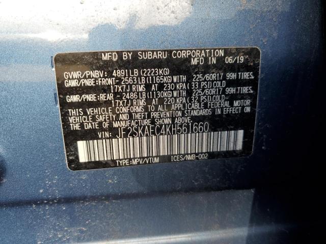 JF2SKAEC4KH561660 Subaru Forester Premium