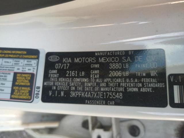 3KPFK4A7XJE175548 KIA FORTE LX