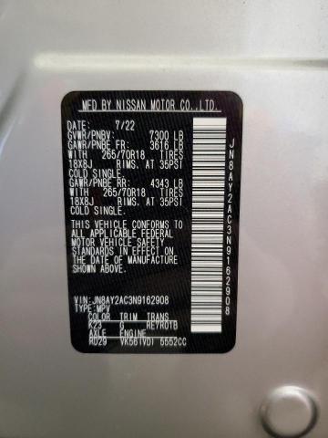 2022 NISSAN ARMADA S JN8AY2AC3N9162908