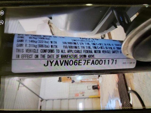 2015 YAMAHA XVS950 CR JYAVN06E7FA001171