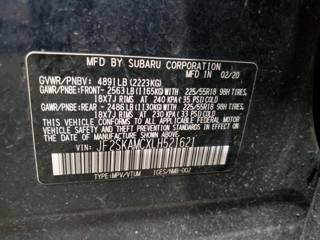 JF2SKAMCXLH521621 Subaru Forester Sport