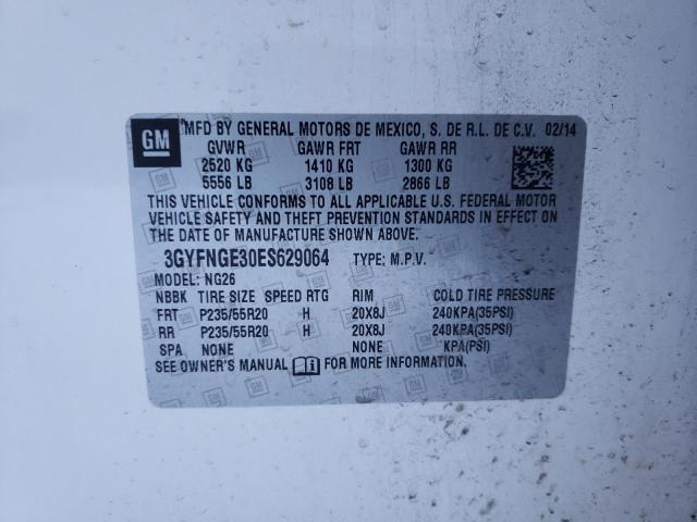 3GYFNGE30ES629064 Cadillac Srx Premium Collection